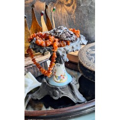 Art Nouveau Vide Poche Opsats [H15x&Oslash;14cm] Porcel&aelig;n