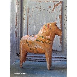 Antik Dalahest Tr&aelig; (13cm) *