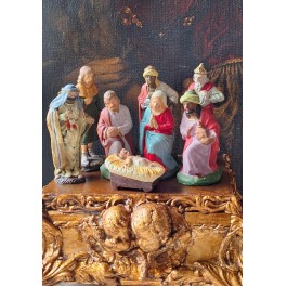 Fransk Krybbespil 8 Figurer [12,5cm] Mixed