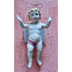 Napoleon III Engel Skytsengel Biscuit [H11cm] 1800'
