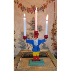 GL. Svensk Nisse Julemand [H21.5cm] Malet Tr&aelig;