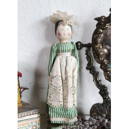 Trædukke Primitiv  [Pegdoll] ~1890 [H29cm]